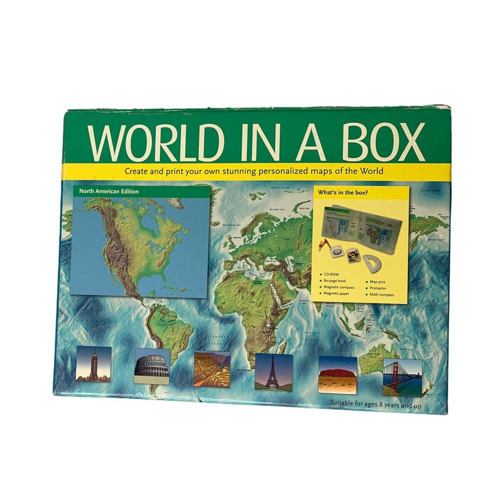 World In A Box Create Your Own Personalized Maps North America‎ Ed Geography